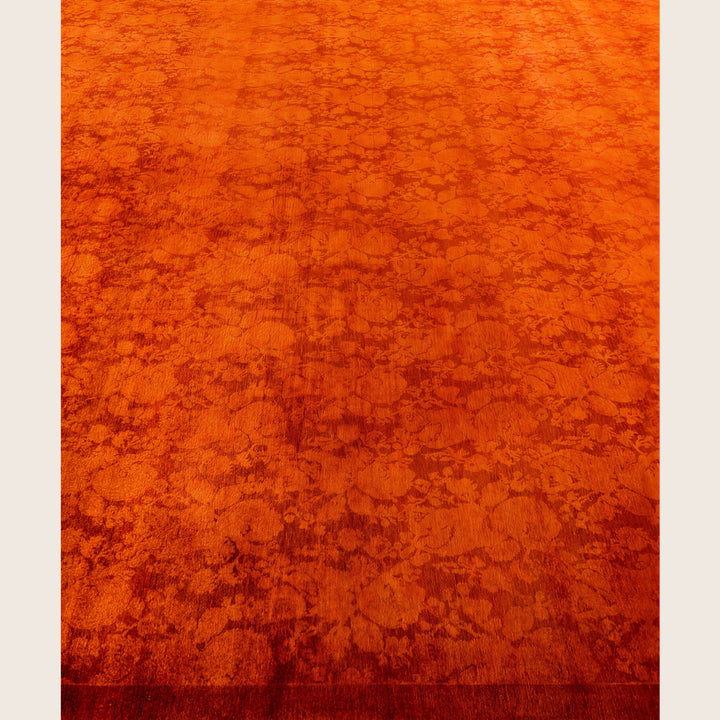 Red Traditional Samsara Wool Rug - 9'1" x 12'1"