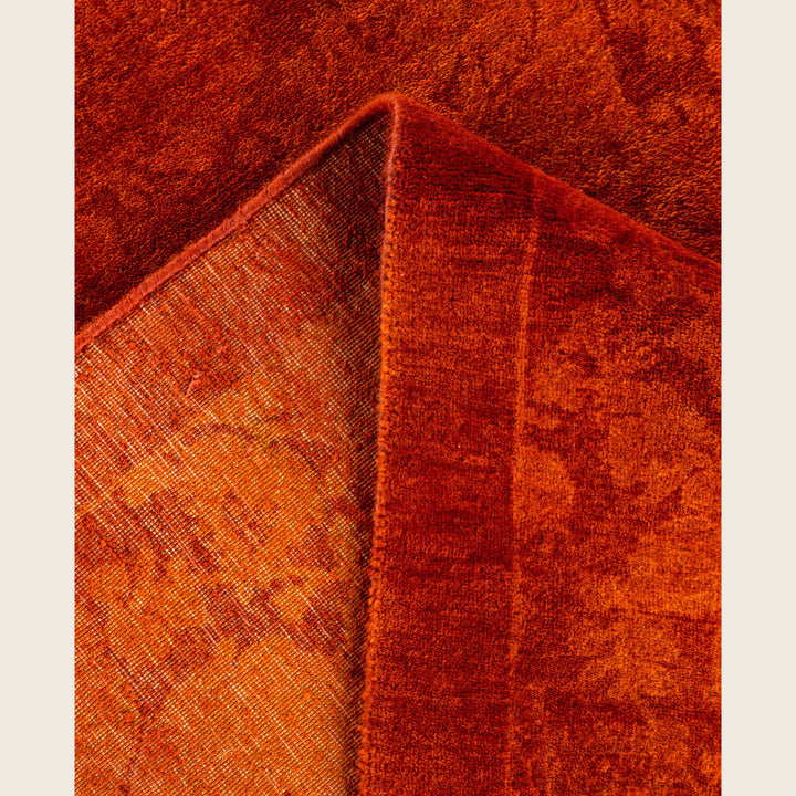 Red Traditional Samsara Wool Rug - 9'1" x 12'1"