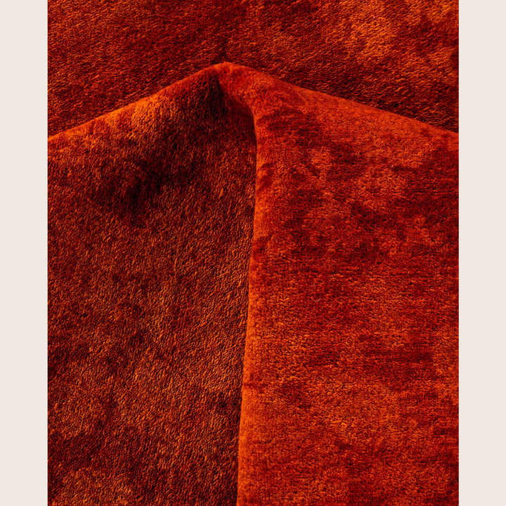 Red Traditional Samsara Wool Rug - 9'1" x 12'1"