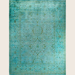 Blue Traditional Samsara Wool Rug - 9'1" x 12'3"