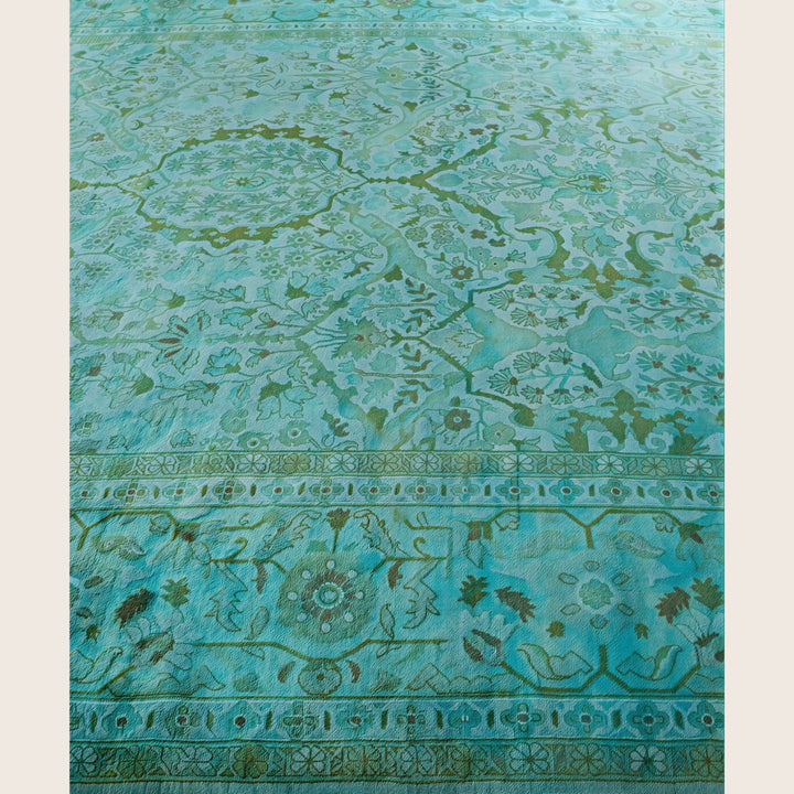 Blue Traditional Samsara Wool Rug - 9'1" x 12'3"