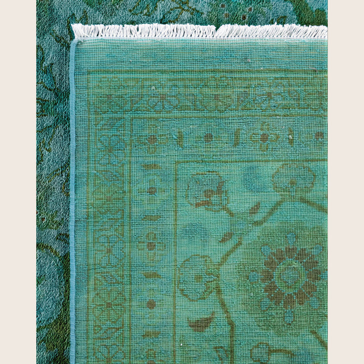 Blue Traditional Samsara Wool Rug - 9'1" x 12'3"