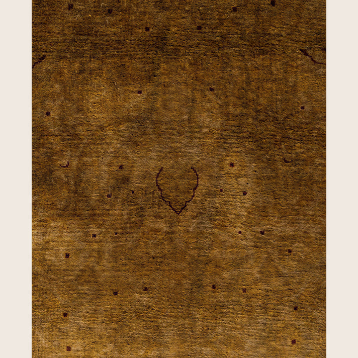Gold Traditional Samsara Wool Rug - 9' x 12'