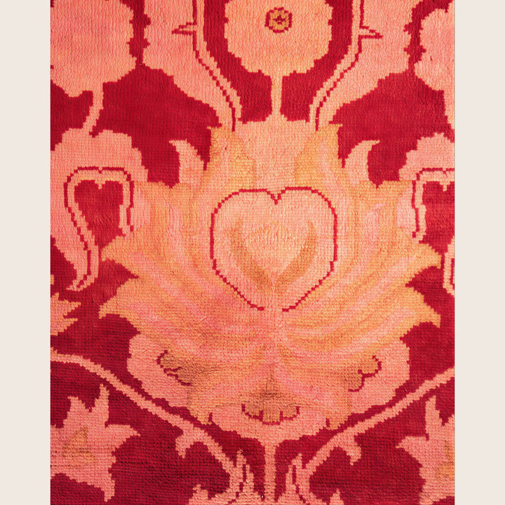 Red Traditional Samsara Wool Rug - 10'3" x 14'3"