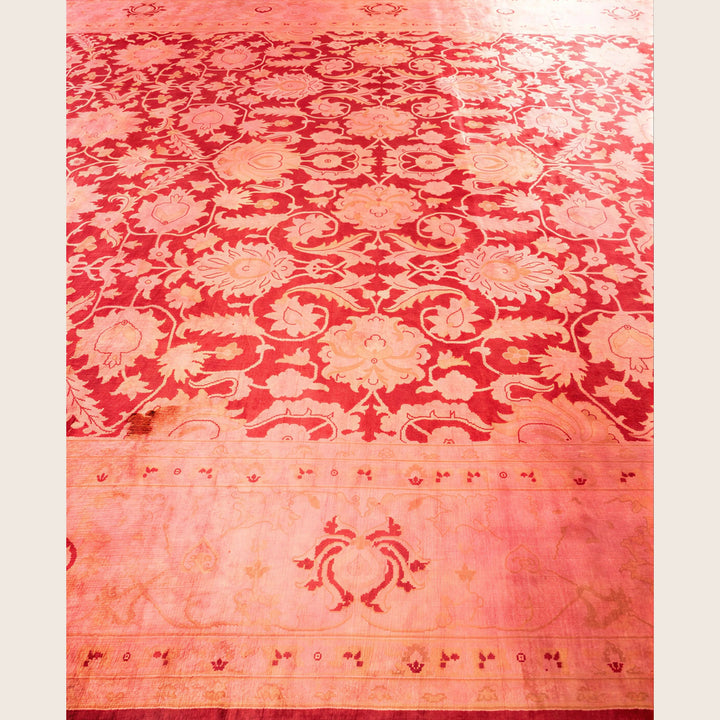 Red Traditional Samsara Wool Rug - 10'3" x 14'3"