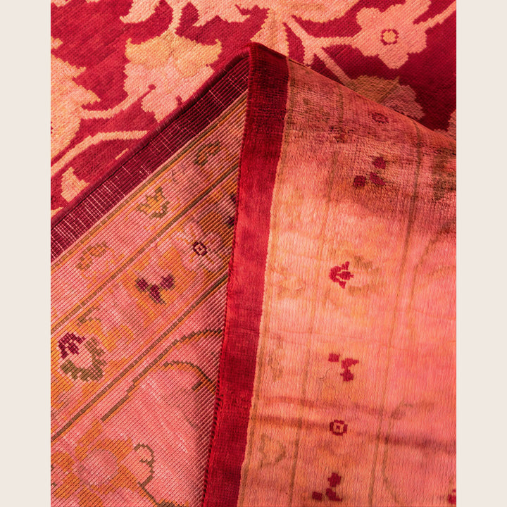 Red Traditional Samsara Wool Rug - 10'3" x 14'3"