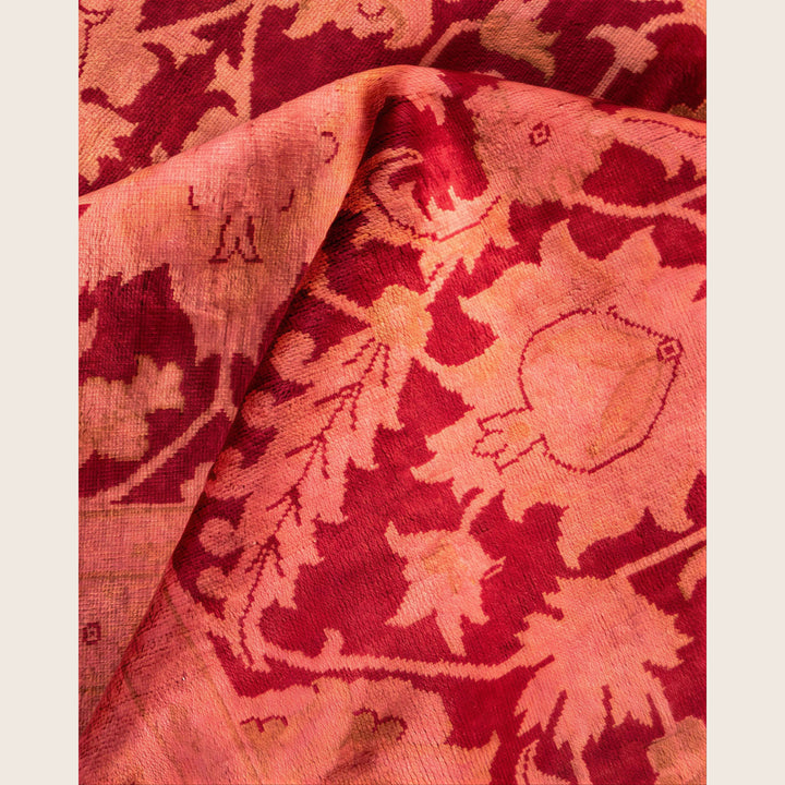 Red Traditional Samsara Wool Rug - 10'3" x 14'3"