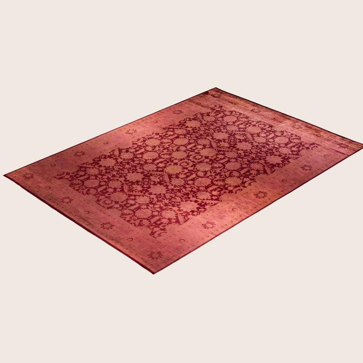 Red Traditional Samsara Wool Rug - 10'3" x 14'3"