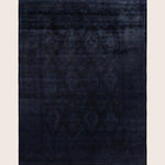 Black Traditional Samsara Wool Rug - 9'2" x 12'4"