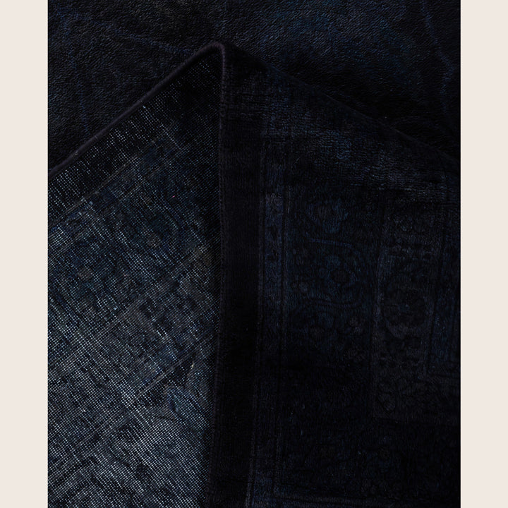 Black Traditional Samsara Wool Rug - 9'2" x 12'4"
