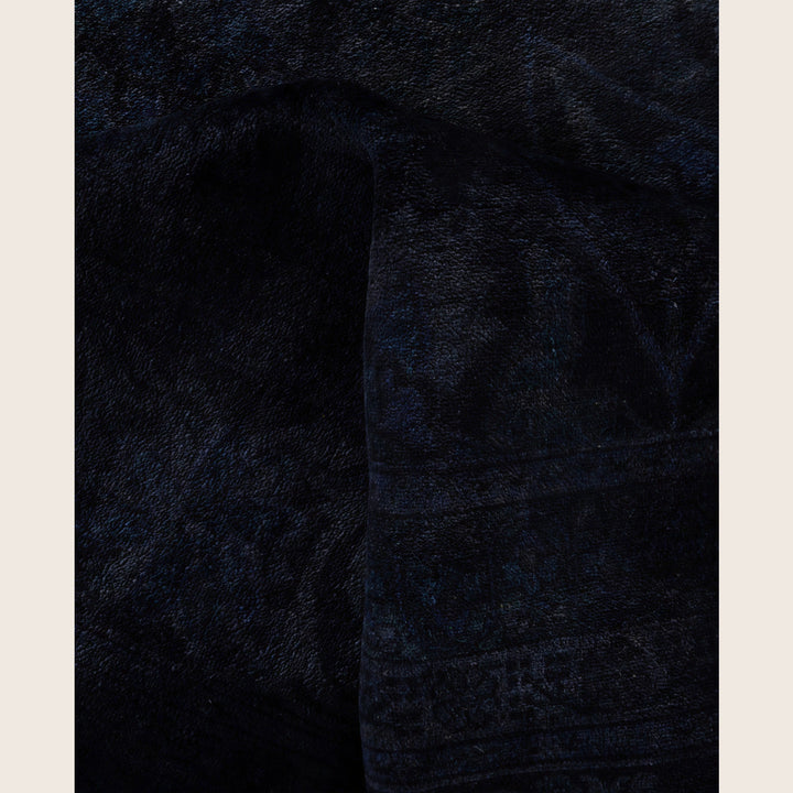 Black Traditional Samsara Wool Rug - 9'2" x 12'4"