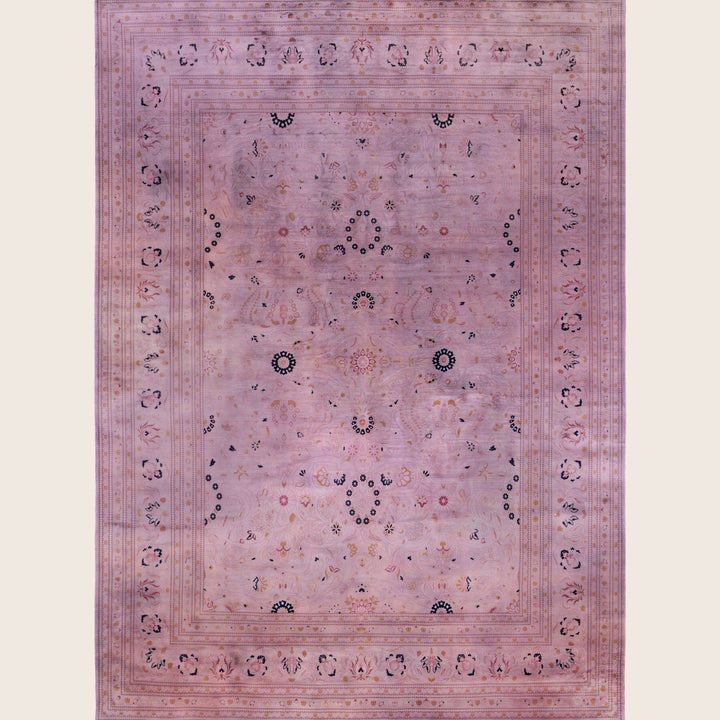 Purple Traditional Samsara Wool Rug - 10'1" x 14'6"