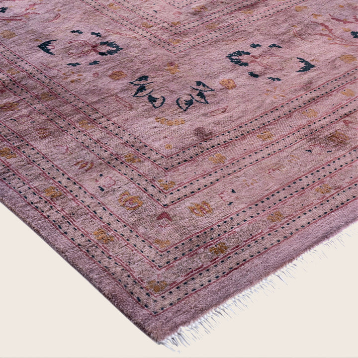 Purple Traditional Samsara Wool Rug - 10'1" x 14'6"
