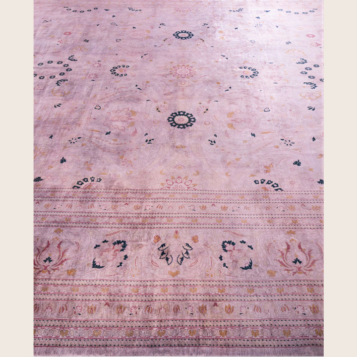 Purple Traditional Samsara Wool Rug - 10'1" x 14'6"