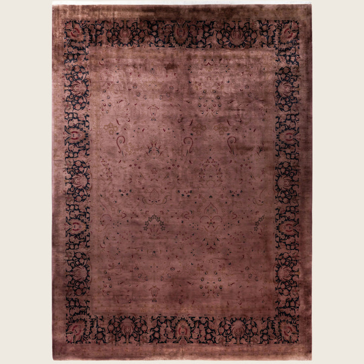Purple Traditional Samsara Wool Rug - 8'2" x 10'5"