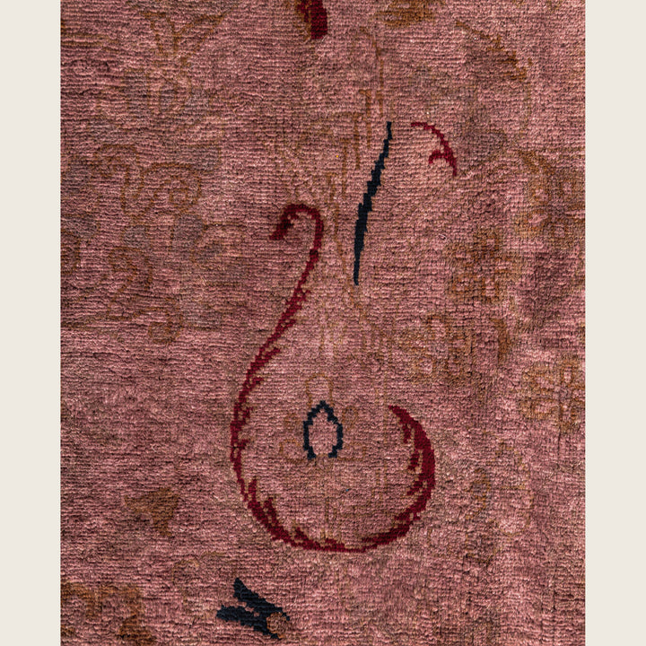 Purple Traditional Samsara Wool Rug - 8'2" x 10'5"