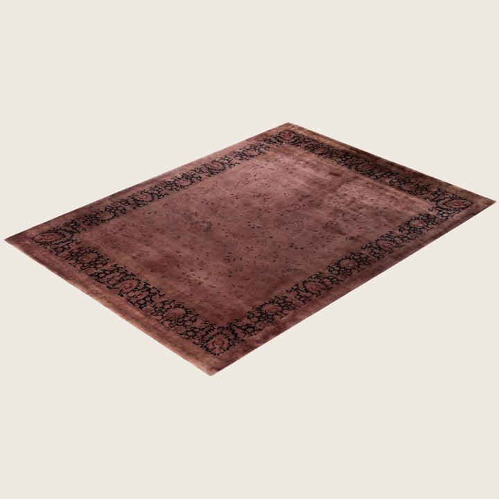 Purple Traditional Samsara Wool Rug - 8'2" x 10'5"