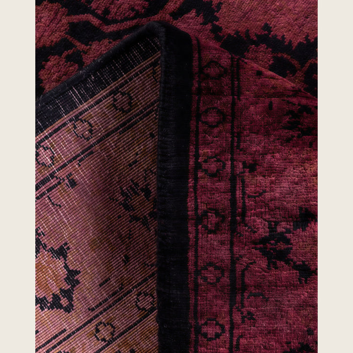 Pink Traditional Samsara Wool Runner - 2'7" x 12'4"