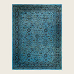 Blue Traditional Samsara Wool Rug - 9'2" x 12'3"