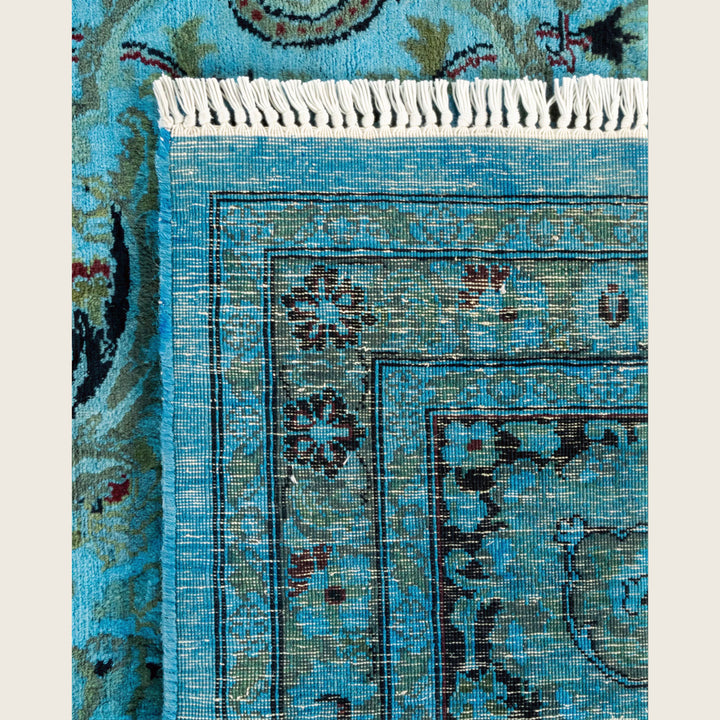 Blue Traditional Samsara Wool Rug - 9'2" x 12'3"