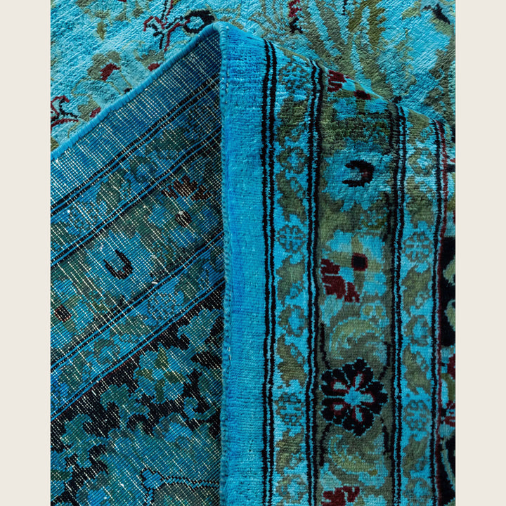 Blue Traditional Samsara Wool Rug - 9'2" x 12'3"