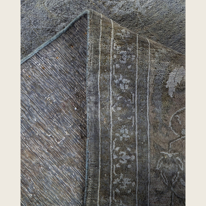 Grey Traditional Samsara Wool Rug - 9'2" x 12'5"