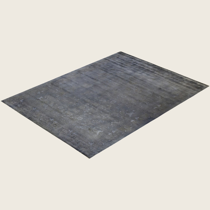 Grey Traditional Samsara Wool Rug - 9'2" x 12'5"