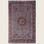 Brown Traditional Samsara Wool Rug - 4'2" x 6'4"