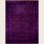 Purple Traditional Samsara Wool Rug - 10'2" x 13'10"