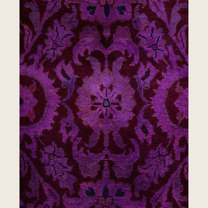 Purple Traditional Samsara Wool Rug - 10'2" x 13'10"