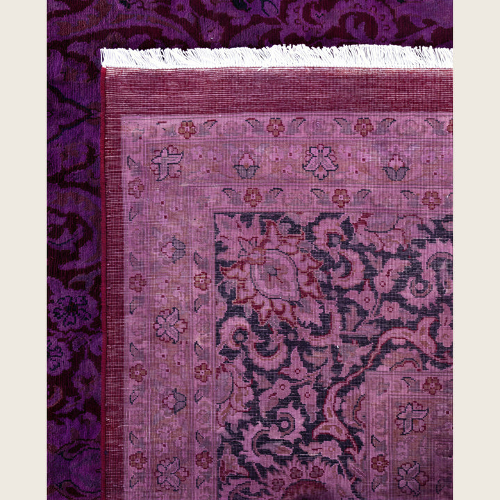 Purple Traditional Samsara Wool Rug - 10'2" x 13'10"