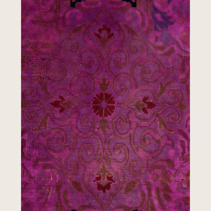 Pink Traditional Samsara Wool Rug - 10' x 11'8"