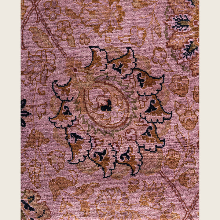 Purple Traditional Samsara Wool Runner - 3'1" x 8'6"