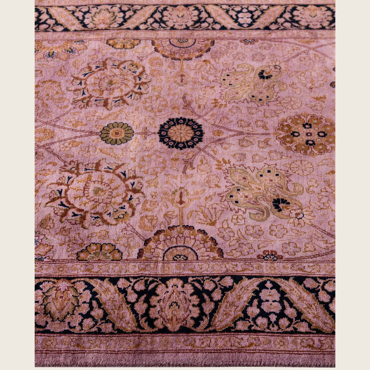 Purple Traditional Samsara Wool Runner - 3'1" x 8'6"