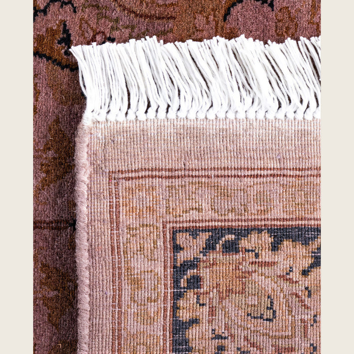 Purple Traditional Samsara Wool Runner - 3'1" x 8'6"