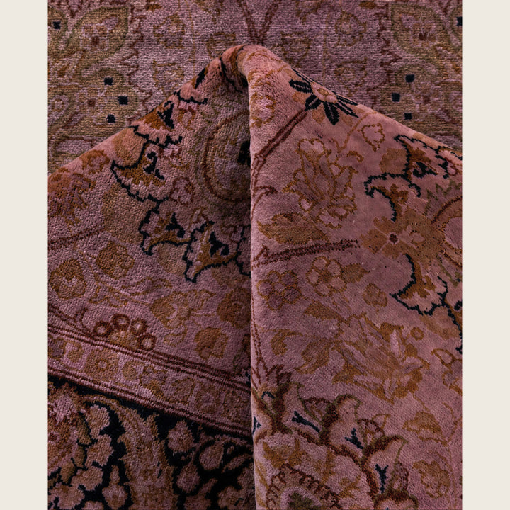 Purple Traditional Samsara Wool Runner - 3'1" x 8'6"