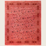 Pink Traditional Samsara Wool Rug - 8'3" x 10'2"