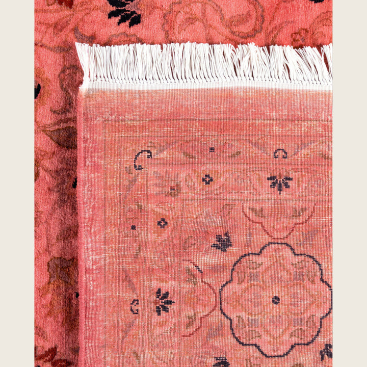 Pink Traditional Samsara Wool Rug - 8'3" x 10'2"