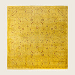 Gold Traditional Samsara Wool Rug - 8'1" x 8'5"