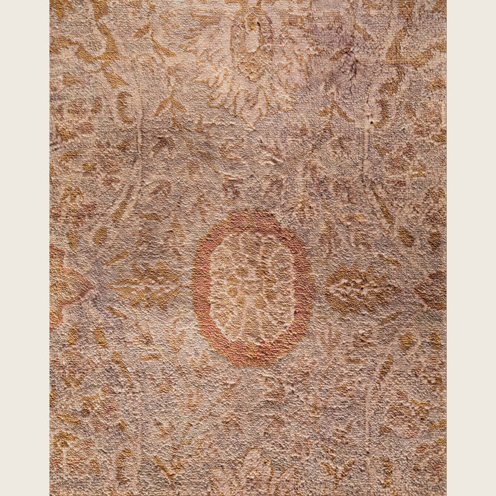 Beige Traditional Samsara Wool Rug - 9'3" x 15'8"