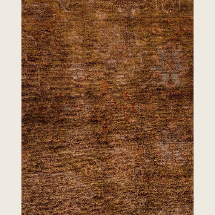 Brown Traditional Samsara Wool Rug - 6'1" x 10'7"