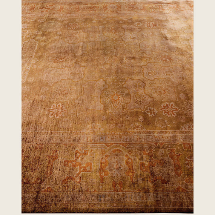 Brown Traditional Samsara Wool Rug - 6'1" x 10'7"