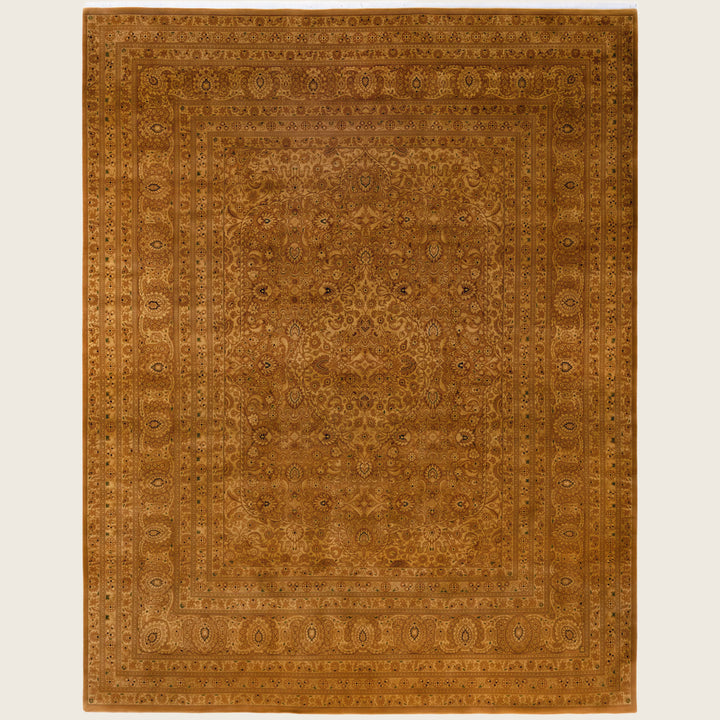Brown Traditional Samsara Wool Rug - 8'1" x 10'4"