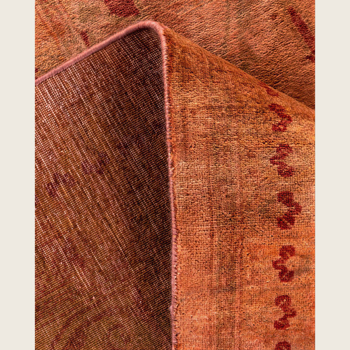 Brown Traditional Samsara Wool Rug - 9'3" x 11'10"