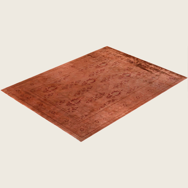 Brown Traditional Samsara Wool Rug - 9'3" x 11'10"