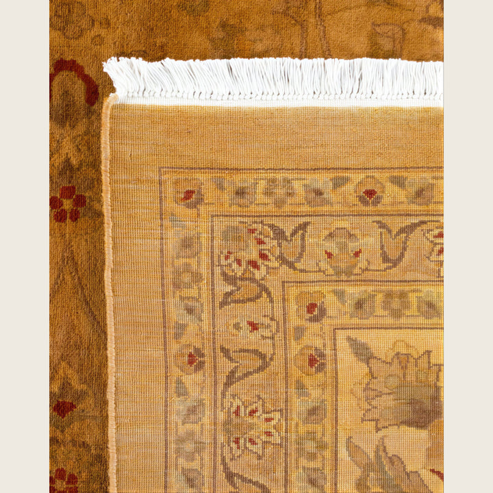 Yellow Traditional Samsara Wool Rug - 12'1" x 18'2"