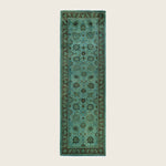 Blue Traditional Samsara Wool Runner - 3'1" x 10'1"