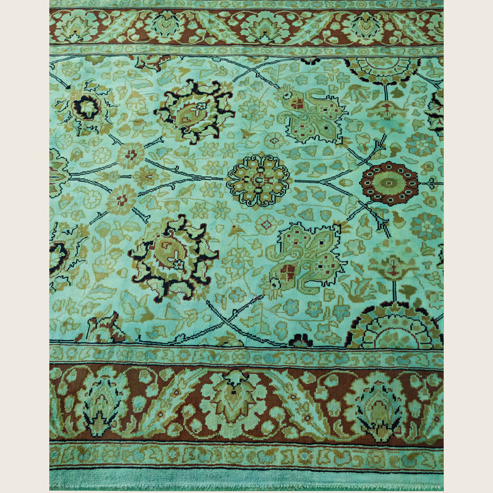 Blue Traditional Samsara Wool Runner - 3'1" x 10'1"