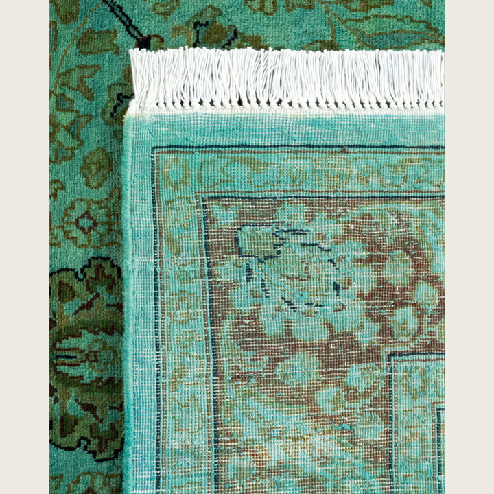 Blue Traditional Samsara Wool Runner - 3'1" x 10'1"