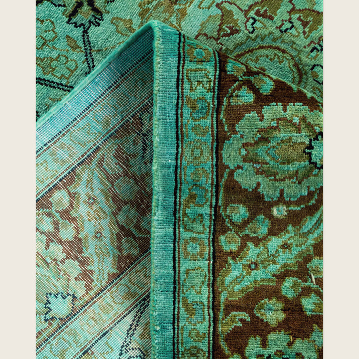 Blue Traditional Samsara Wool Runner - 3'1" x 10'1"